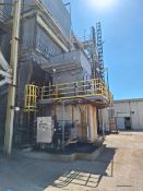 Westinghouse Induced Draft Fan motor, 7850HP, 13,200V, 891 RPM, S/N 2684AA-1, with motor cooler incl