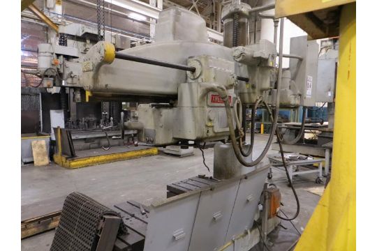 American Hole Wizard Radial Arm Drill, 6' arm, 13" column, 106" x 30" bed - Image 3 of 7