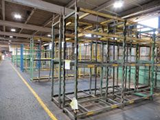 Twenty four sections of racking, 9'5