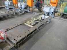 Reliance 125hp motor, frame 445T, 1180rpm. 460v with stand