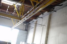 Lot Of Appx 500' Of Overhead Crane Rail and Supporting Structure