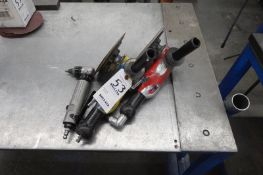 (2) Pneumatic Angle Grinders and (1) Die Grinder