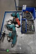MILWAUKEE and MAKITA Electric Power Drills, Corded to include: Drill bits Varied sizes