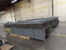 (5) Rows of Disassembled Teardrop Heavy Duty Pallet Racking