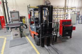 Toyota m# 7FGCU25 Propane Forklift - 4900 lb Capacity, Hours: 18,446, S/N 67280