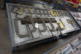 Assorted C-Clamps, Varied sizes