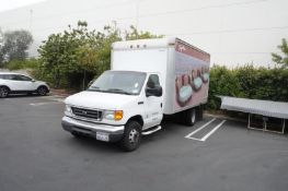 Ford E350 Diesel Box Truck, VIN: 1FDWE35P26HA48401 Approximate Mileage: 62,731