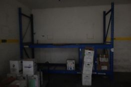(1) Bay of Heavy Duty Pallet Racking w/ Wire Decking (NO CONTENTS)