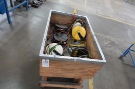 Lot of (9) Assorted Retractible Electric Cord Reels