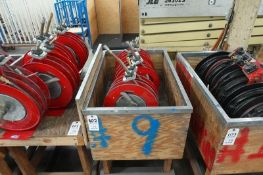 Lot (3) Pneumatic Dual Hose Reels
