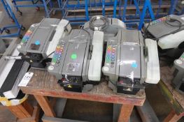 Lot of (4) Assorted Better Pack Tape Dispensors