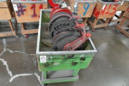 Lot of (5) Assorted Pneumatic Hose Reels