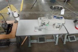 Durkopp Addler Industrial Sewing Machine With Table and Digital Controller/Readout - Mdl. 1767