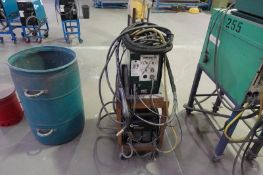 Miller Arc Welder w/ Cobramatic Gnaw Wire Feeder - Miller Mdl XMT304 Series w/ 150-003 Wire Feeder