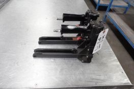 Lot of (2) Pneumatic Stick Staplers - Uline, 5/8