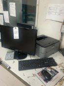 HP Cpu, Samsung momiter and brother printer