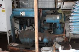 Quincy Air Compressor, 100HP (in Boiler Room)