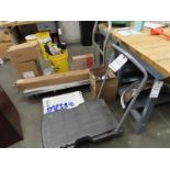 2 Rolling Carts and contents,casters, ice melt