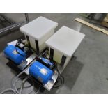 (2) Flojet Automatic Booster Pumps and Bladders with tanks Model #2840-000