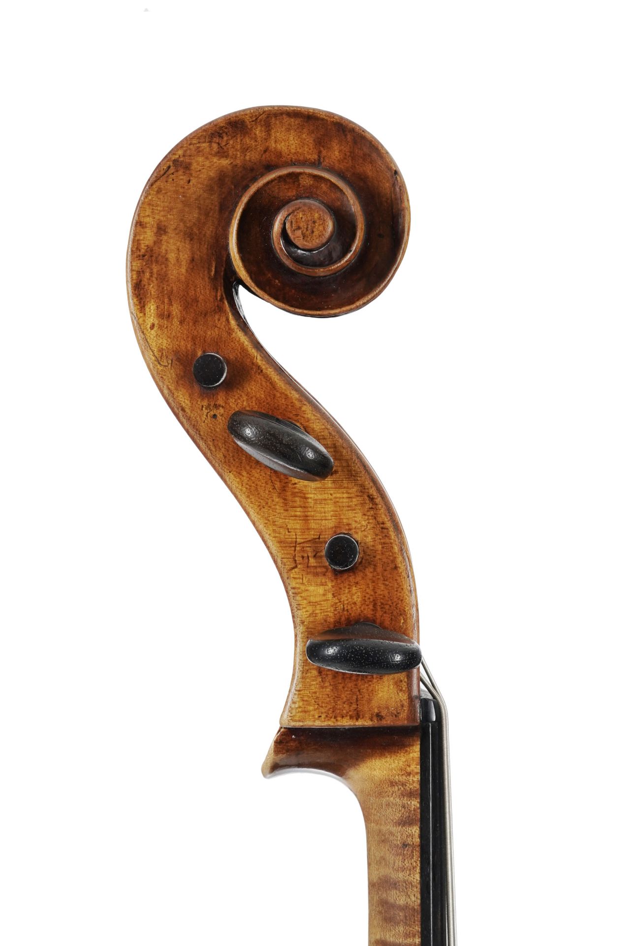 Violoncelle français XVIIIe s. portant une étiquette apocryphe « Tononi » - Bild 6 aus 9