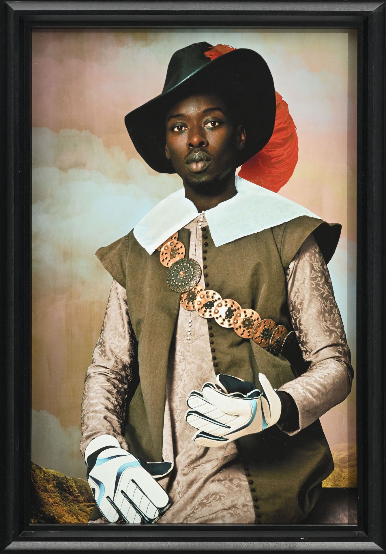 Diop (1980), Portrait de Don Miguel De Castro , 2014, impression jet d'encre pigmentaire sur papier - Image 2 of 4