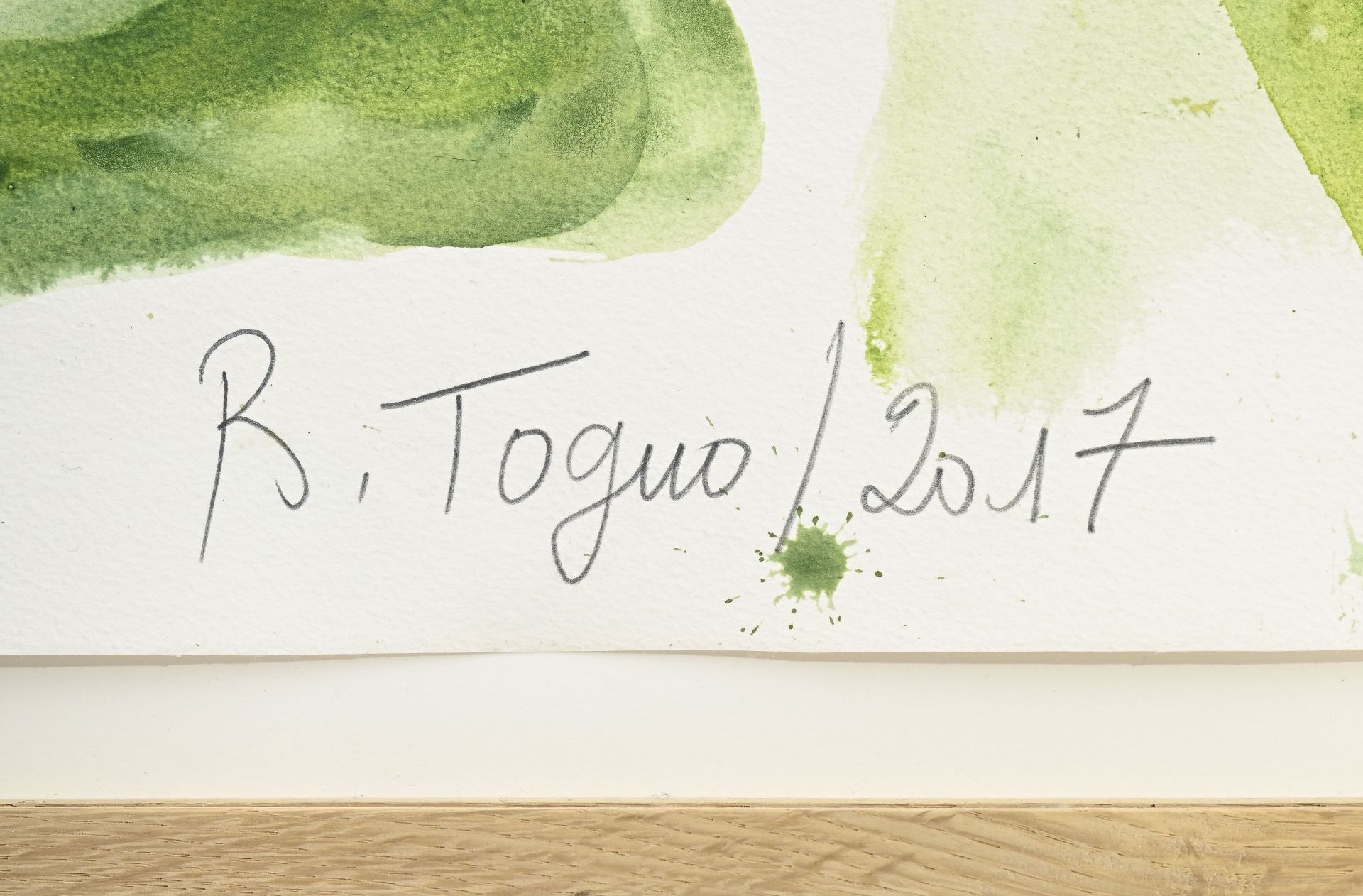 Barthélémy Toguo (1967), Sans titre, 2017, aquarelle sur papier, signée et datée, 111x99 cm - Bild 4 aus 5