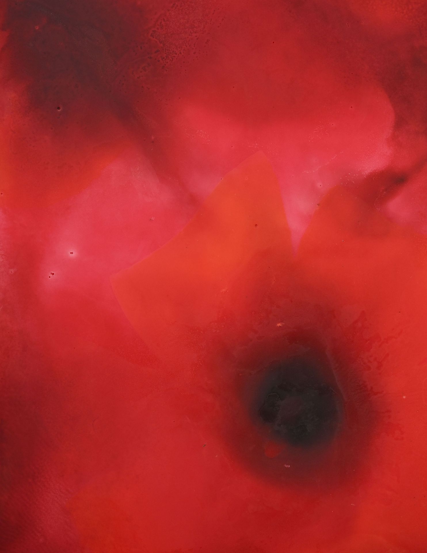 José Maria Sicilia (1954), Sans titre XI Rouge , 2002, technique mixte sur cire, monogrammée, datée - Image 3 of 5