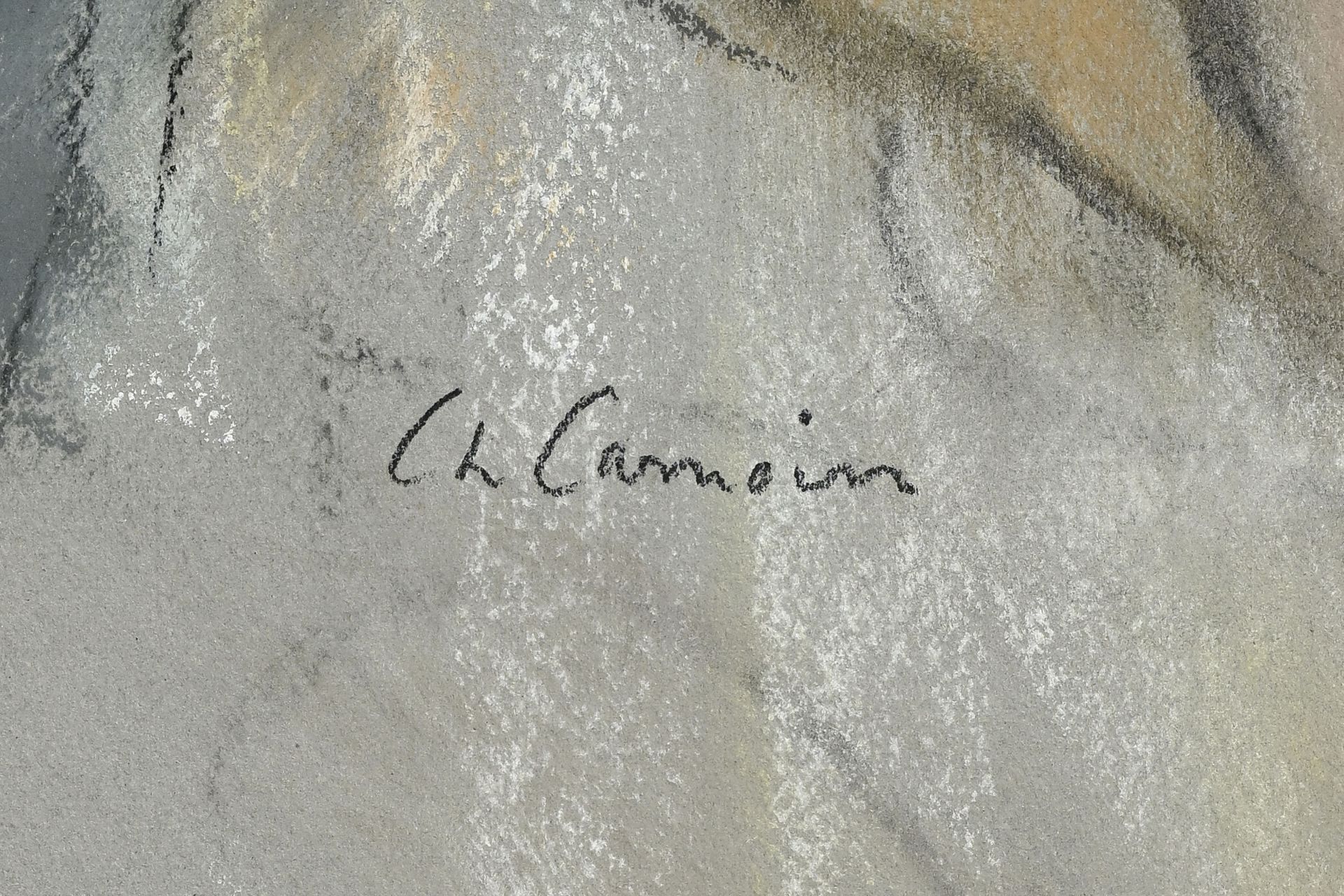 Charles Camoin (1879-1965), Portrait de femme , pastel sur papier, signé, 44x37,5 cm - Image 4 of 5