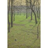 Charles Lacoste (1870-1959), La forêt, 1907, huile sur toile, signée et datée, 65,5x46,5 cm
