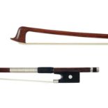 Très bel archet de violon fait par Jules Fétique, début du XXe s., marqué Gand & Bernardel, baguette