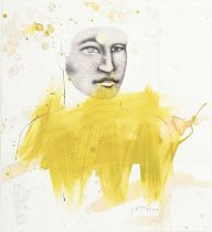 Richard Prince (1949), Portrait, 1997, acrylique, encre et graphite sur papier, signée et datée, 51x