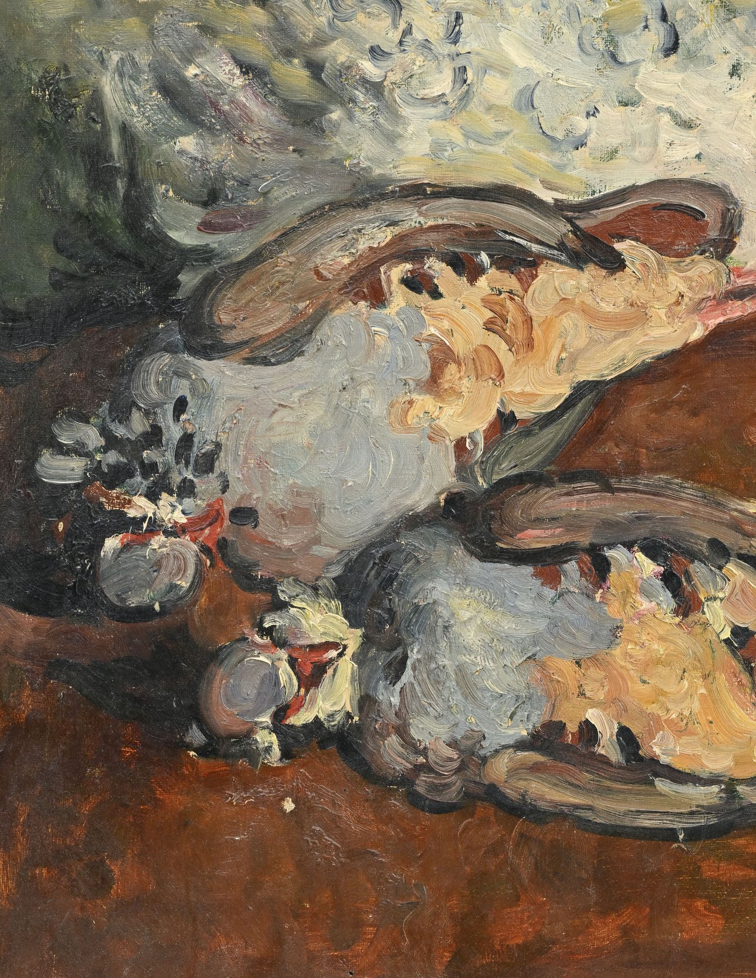 Louis Valtat (1869-1952), Nature morte aux pigeons, huile sur toile, signée, 38x46 cm - Image 3 of 5