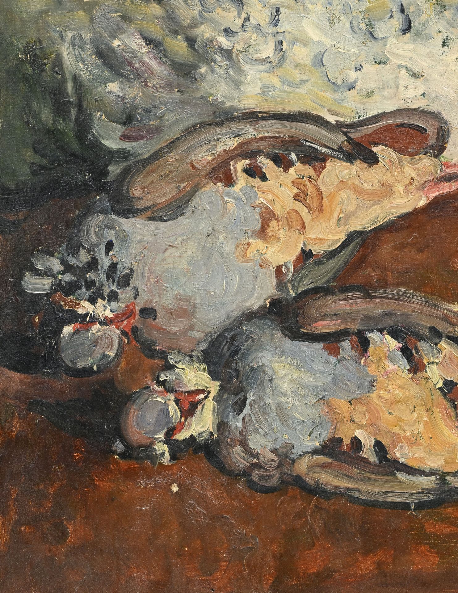 Louis Valtat (1869-1952), Nature morte aux pigeons, huile sur toile, signée, 38x46 cm - Bild 3 aus 5