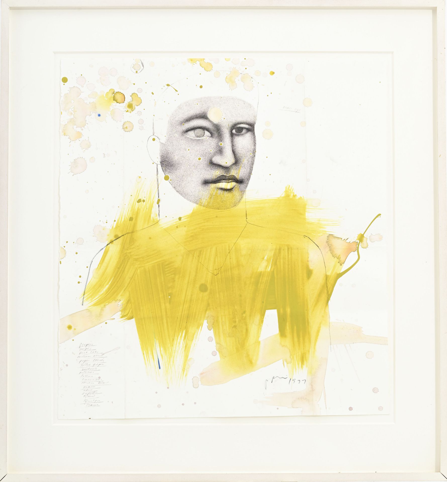 Richard Prince (1949), Portrait, 1997, acrylique, encre et graphite sur papier, signée et datée, 51x - Bild 2 aus 6