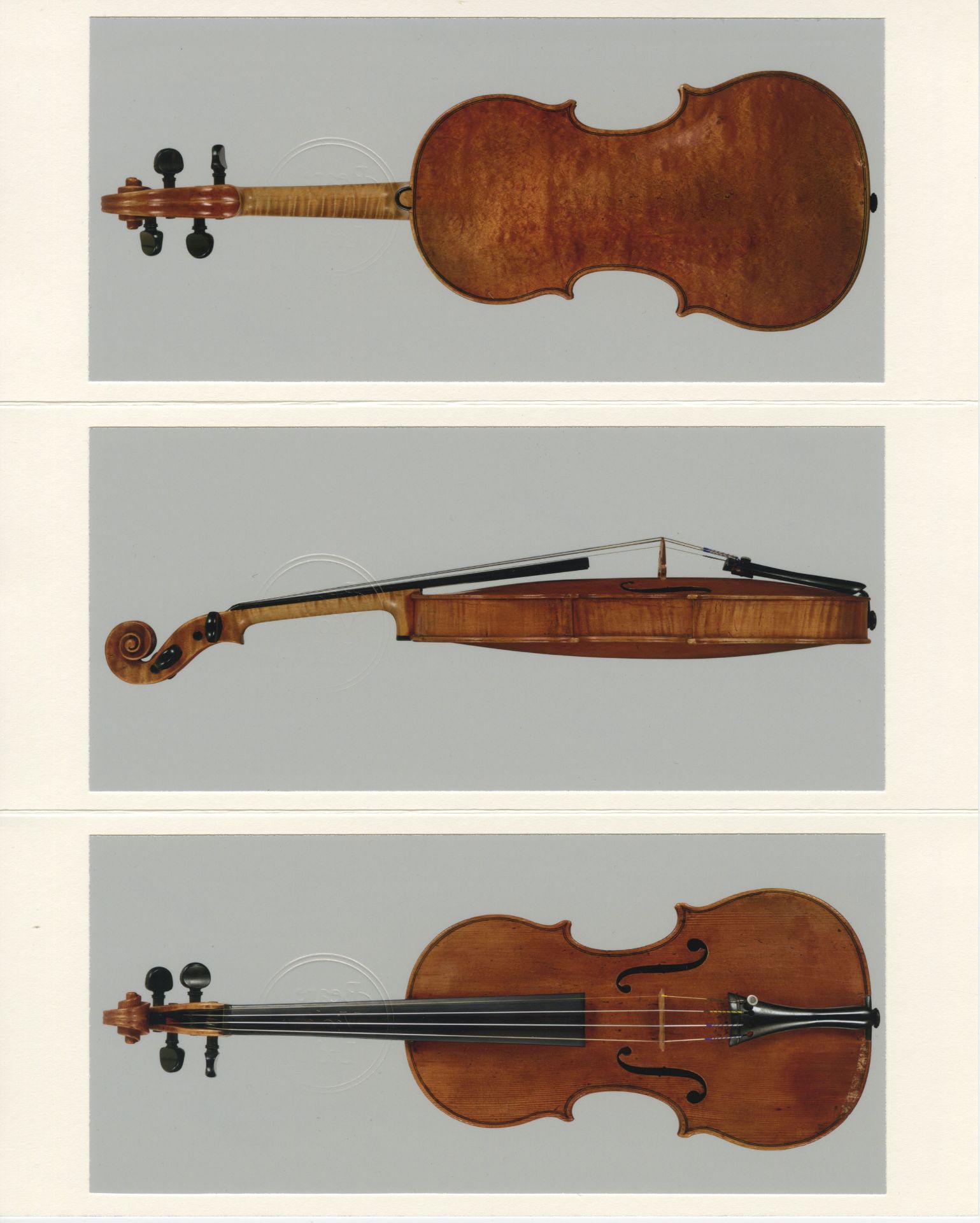 Violon par A&H Amati, Crémone 1584. (34.3 mm). Avec certificats W.E. Hill & Sons et H. Werro - Bild 14 aus 14