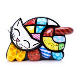 ROMERO BRITTO (BRAZILIAN, B.1963) - 'BRENDAN'S CAT'