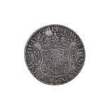 MEXICO 8 REALES PILLAR 1767 COUNTERMARK