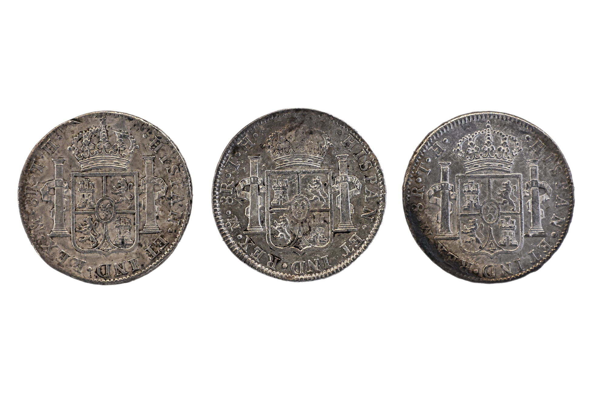 MEXICO 8 REALES 1806, 1807, 1808 (3) - Image 2 of 2