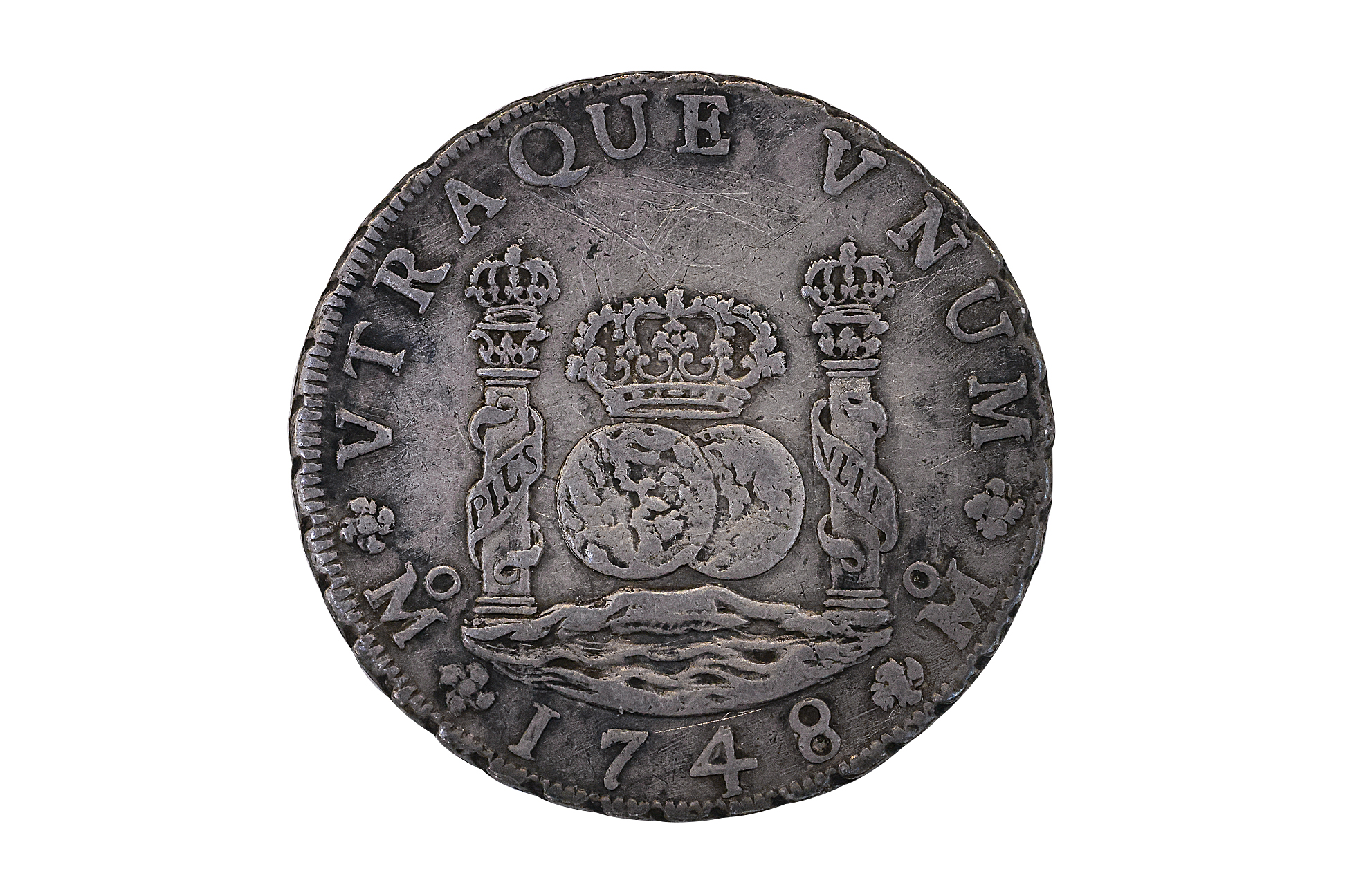 MEXICO 8 REALES PILLAR 1748 - Image 2 of 2