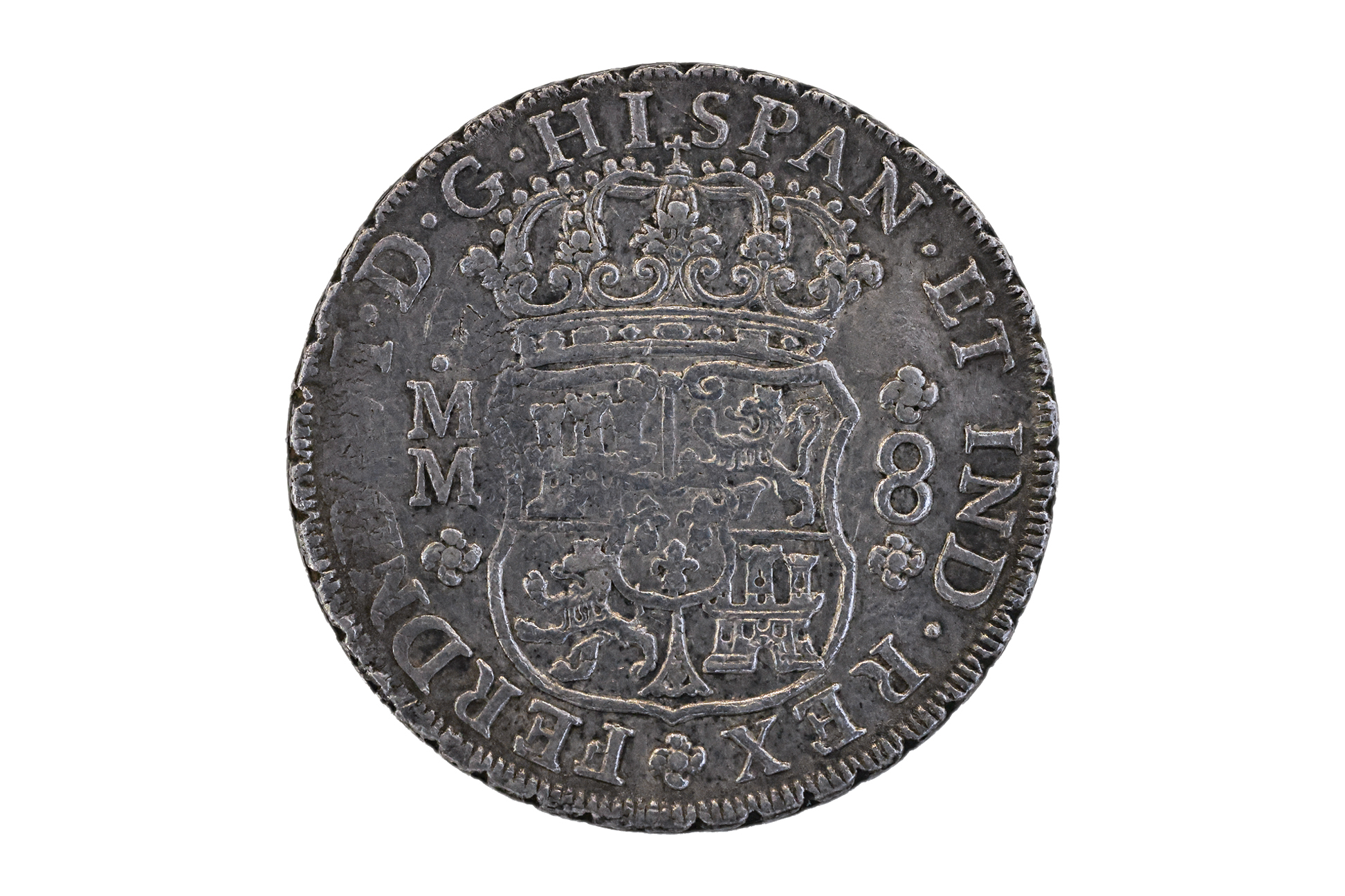 MEXICO 8 REALES PILLAR 1755