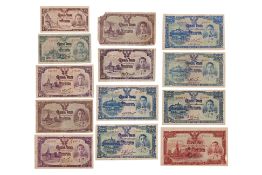 A GROUP OF THAILAND BAHT SERIES V