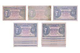 A GROUP OF MALAYA 10 CENTS 1941