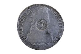 BOLIVIA 8 SOLES 1832 PHILIPPINES COUNTERMARK