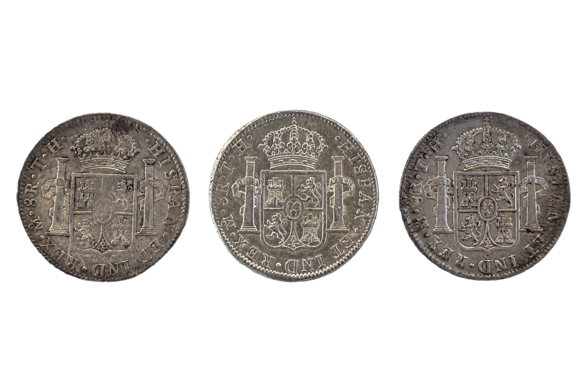 MEXICO 8 REALES 1804, 1805, 1806 (3) - Image 2 of 2