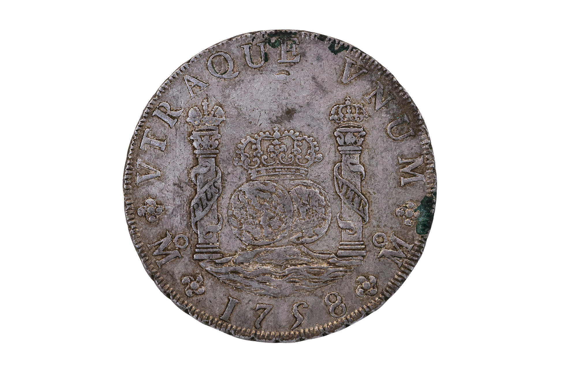 MEXICO 8 REALES PILLAR 1758 - Image 2 of 2
