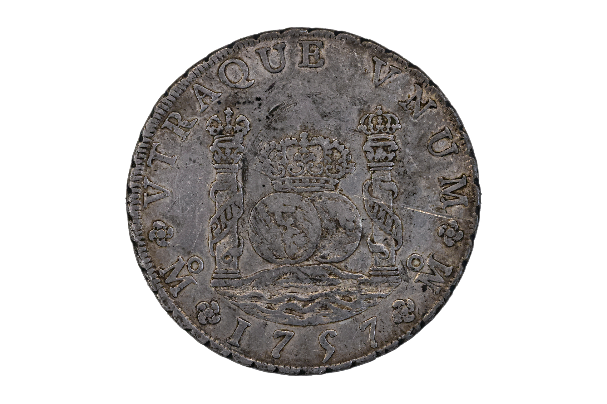 MEXICO 8 REALES PILLAR 1757 - Image 2 of 2