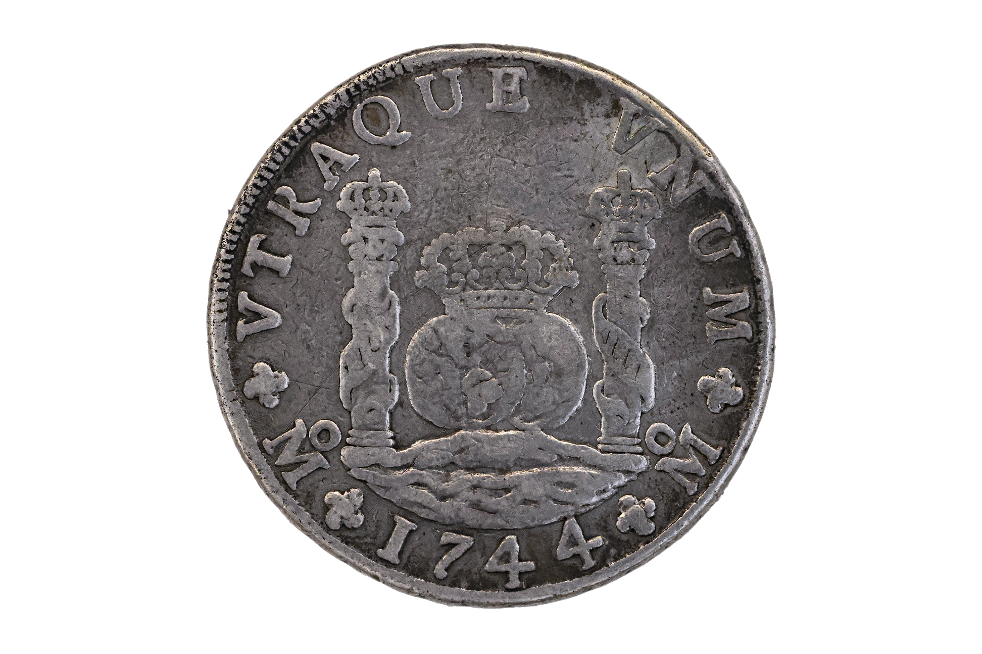 MEXICO 8 REALES PILLAR 1744 - Image 2 of 2