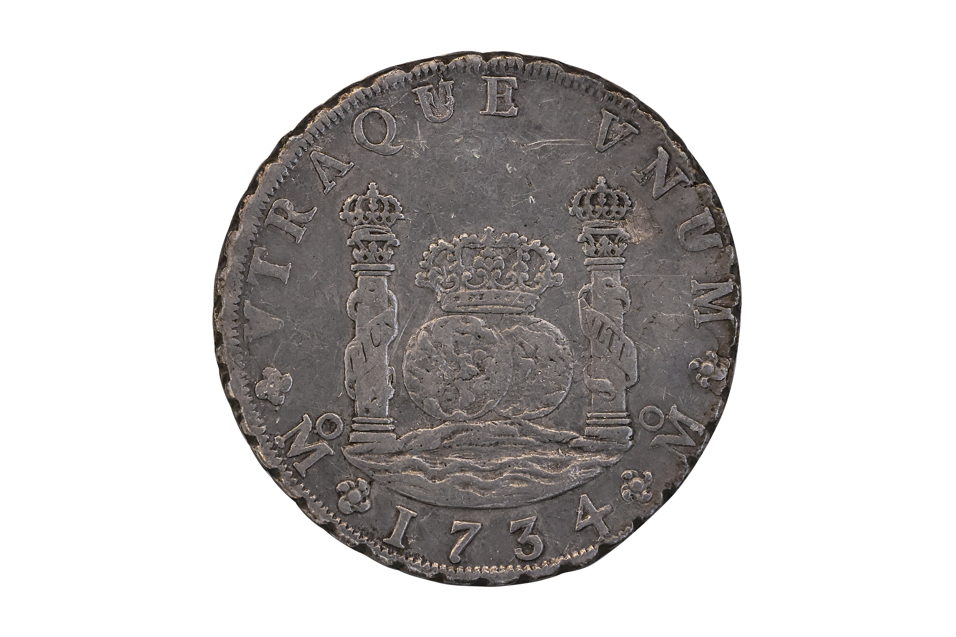 MEXICO 8 REALES PILLAR 1734 - Image 2 of 2