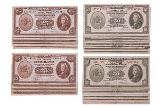 A GROUP OF NETHERLANDS INDIES BANKNOTES 1943