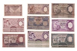 AN ASSORTED GROUP OF INDONESIA RUPIAH